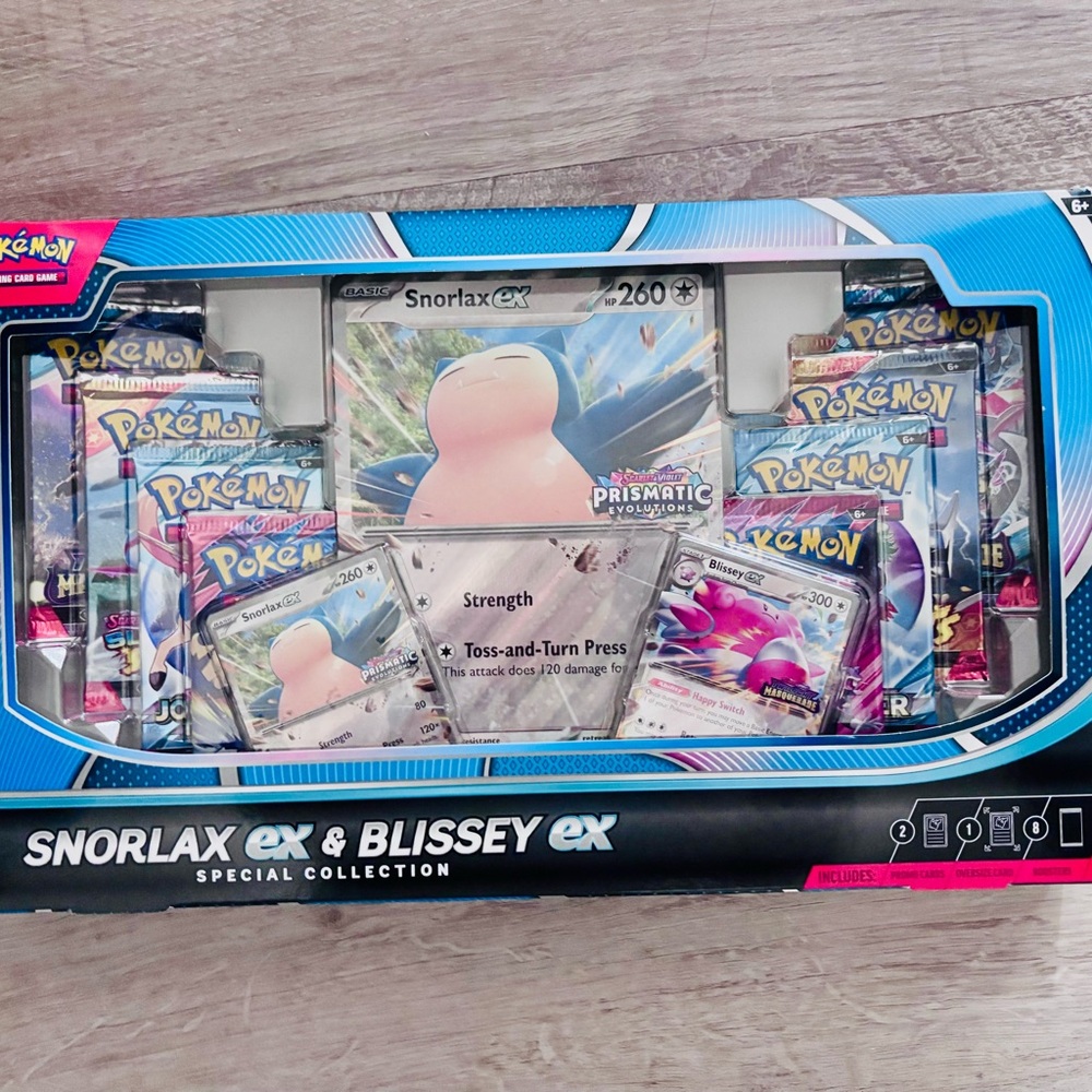 Snorlax ex & Blissey ex Pokémon Special Collection - Blue Box